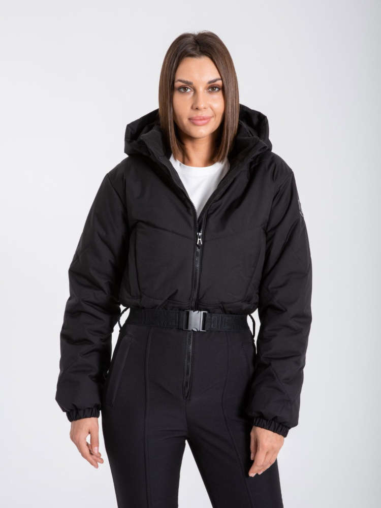 Демисезонный женский горнолыжный комбинезон Черный